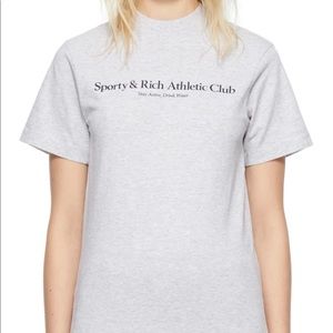 Sporty & Rich athletic club grey T-shirt